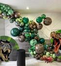 Kit Balloon Arch Garland Dinosaur 117 unidades para festa infantil