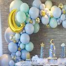Kit Balloon Arch Garland Macaron Latex 136 unidades