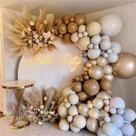 Kit Balloon Arch Garland Macarons 128 unidades de balões de látex