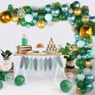 Kit Balloon Arch Garland Party Forest 167 peças de bola de papel alumínio de látex