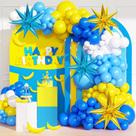 Kit Balloon Arch OPQKC Cartoon Banana Theme 117 unidades Kit Balloon Arch OPQKC Cartoon Banana Theme 117 unidades