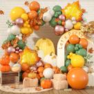 Kit Balloon Arch Saxuxu Fall Burnt Orange Mostarda Amarelo