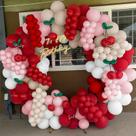 Kit Balloon Arch Soonlyn Cherry, 200 unidades para festa de aniversário