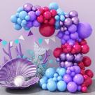 Kit Balloon Garland Arch, 97 unidades, roxo, vermelho, azul com acessório