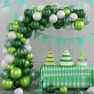 Kit Balloon Garland Arch FEYG Green com 107 unidades de balões