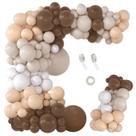 Kit Balloon Garland Arch PERPAOL 151 unidades Brown Coffee Nude