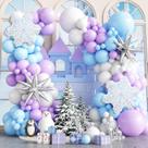 Kit Balloon Garland Arch Winter Wonderland 117 unidades Kit Balloon Garland Arch Winter Wonderland 117 unidades