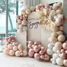 Kit Balloon Garland Captank Blush Brown Nude Rose Gold