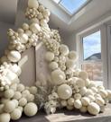 Kit Balloon Garland Captank Double Stuffed White Sand