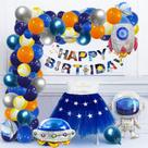 Kit Balloon Garland Space Theme 83 unidades Astronaut Rocket