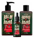Kit Balm Óleo E Shampoo Para Barba Guaraná Don Alcides Kit Balm Óleo E Shampoo Para Barba Guaraná Don Alcides