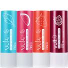 Kit Balm Protetor Labial Morango Melancia Menta Fps15 Vult