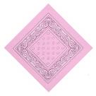 Kit Bandana Lenço Estampado Classica Unissex 55X55Cm Adulto Cor:rosaKit:1PCS