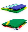 Kit Bandeira Do Brasil + Bandeira Portugal 150 X 90 Cm