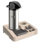 Kit Bandeja Café Organizadora + Garrafa Térmica 1l Inox Unitermi