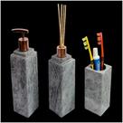 Kit Banheiro Bancada Lavabo Luxo Em Pedra Sabão N01 Rosê Kit Banheiro Bancada Lavabo Luxo Em Pedra Sabão N01 Rosê