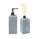 Kit Banheiro Bancada Lavabo Luxo em Pedra Sabão N03 Prata Kit Banheiro Bancada Lavabo Luxo em Pedra Sabão N03 Prata