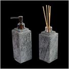 Kit Banheiro Bancada Lavabo Luxo Em Pedra Sabão N03 Prata Kit Banheiro Bancada Lavabo Luxo Em Pedra Sabão N03 Prata
