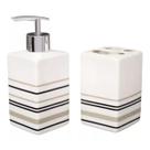 Kit Banheiro Conjunto Lavabo Porta Sabonete Líquido Kb-319
