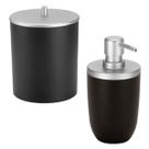 KIT BANHEIRO COZINHA ARTHI porta sabonete e lixeira