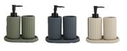Kit Banheiro De Cerâmica 3 Peças Casambiente