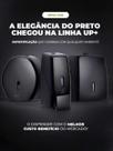 Kit banheiro dispenser papel higienico rolão, papel toalha,saboneteira e suporte álcool gel up+ dark