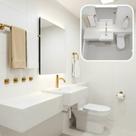 Kit banheiro dourado em aço inox vibranta toalheiro torneira valvula inteligente pop-up para lavabo