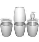 Kit banheiro essencial branco