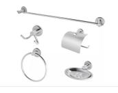 Kit banheiro hidrolar 5 pecas metal