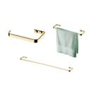 Kit banheiro lavabo 3 peças dourado Future toalheiro 60 e 30 cm, papeleira Kit banheiro lavabo 3 peças dourado Future toalheiro 60 e 30 cm, papeleira