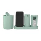 Kit Banheiro Lavabo Acessórios Conjunto Organização 4Pcs Bandeja Suporte Celular Skin Care Kit Banheiro Lavabo Acessórios Conjunto Organização 4Pcs Bandeja Suporte Celular Skin Care