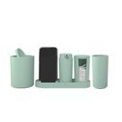 Kit Banheiro Lavabo Acessórios Conjunto Organização 5Pcs Bandeja Suporte Celular Skin Care Kit Banheiro Lavabo Acessórios Conjunto Organização 5Pcs Bandeja Suporte Celular Skin Care