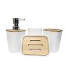 Kit Banheiro Lavabo Acessórios Para Banheiro 4 peças Kit Banheiro Lavabo Acessórios Para Banheiro 4 peças