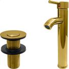 Kit Banheiro Torneira Dourada Monocomando Agua Quente Fria Bica Alta e Válvula click ⅞ Aço Inox Ralo de Escoamento 30mm Pia Cuba Gold Luxo Brilhoso Kit Banheiro Torneira Dourada Monocomando Agua Quente Fria Bica Alta e Válvula click ⅞ Aço Inox Ralo de Escoamento 30mm Pia Cuba Gold Luxo Brilhoso