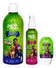 Kit Banho A Seco Hidratante E Perfume Fêmea Turma Do R10 Pet Clean