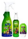 Kit Banho A Seco Hidratante E Perfume Filhotes Turma Do R10 Pet Clean