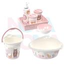kit banho balde,bacia,kit higiene bichinhos Petit plasutil