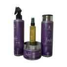 Kit Banho De Seda Mais Reparador Serum Ouro 4 Itens