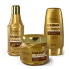 Kit Banho De Verniz Com Shampoo Condicionador E Máscara 250G Forever Liss