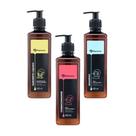Kit Banho Dispenser Shampoo Condicionador Sabonete 400ml Cabelo Mãos Corpo Rosto Hidratante Hidratação Perfume Suave Hotel Clínica Salão Residência