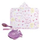 Kit Banho Do Bebê 4 Peças Presente Chá De Bebê Menina Menino