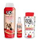 Kit Banho e Tosa Shampoo Condicionador e Perfume MELANCIA Tropical UP Clean - Cães e Gatos
