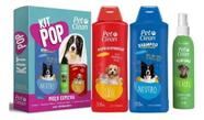 Kit Banho Pet Clean Cães e Gatos 3 Itens