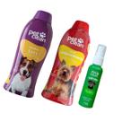 Kit Banho PetClean Shampoo 5x1 + Condicionador + Perfume Pet