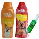 Kit Banho PetClean Shampoo Natural + Condicionador + Perfume