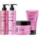 Kit Banho Premium Labotrat Cereja Completo 4 Produtos C/ Sais Corpo E Rosto Cheiro De Fruta Kit Banho Premium Labotrat Cereja Completo 4 Produtos C/ Sais Corpo E Rosto Cheiro De Fruta
