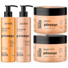 Kit Banho Premium Labotrat Pêssego Completo 4 Produtos C/ Sais Cheiro De Fruta Corpo E Rosto Kit Banho Premium Labotrat Pêssego Completo 4 Produtos C/ Sais Cheiro De Fruta Corpo E Rosto