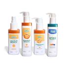 Kit Banho Rápido Infantil com Shampoo, Condicionador, Sabonete e Leave-in