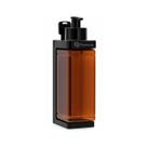 Kit Banho suporte + frasco exclusivo com valvula pump Preto