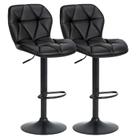 Kit Banqueta Alta Giratória Bancada Bistrô Estofada Duoffice Domus Kit Banqueta Alta Giratória Bancada Bistrô Estofada Duoffice Domus